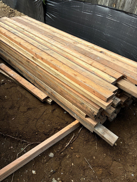 500 BF reclaimed lumber pack - 8' and longer